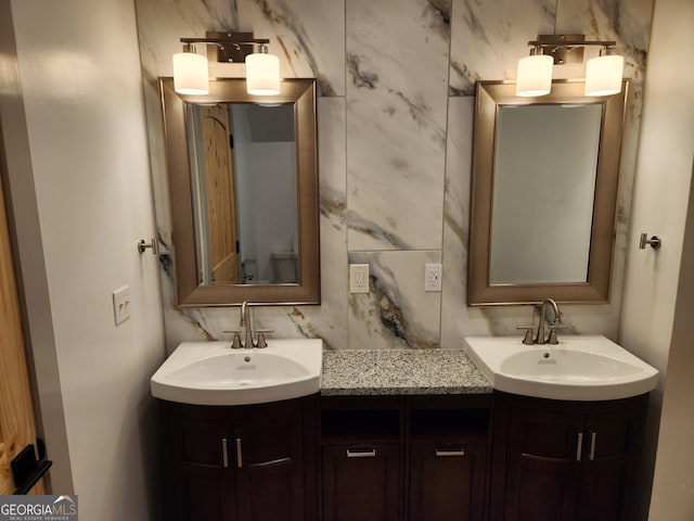 11637 Brown Bridge Rd, Covington, GA 30016 - bathroom featuring vanity and toilet