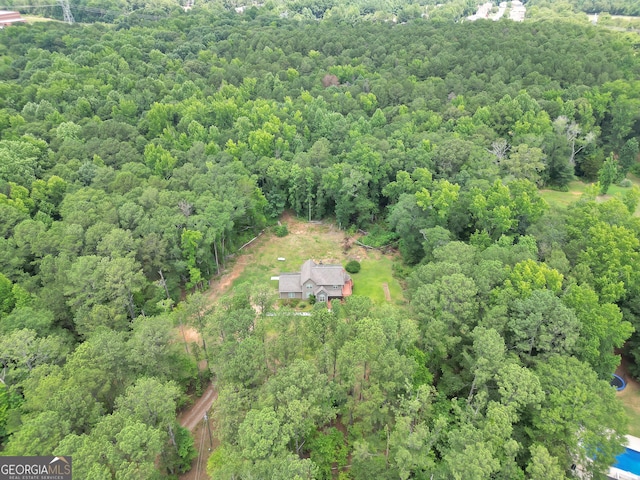 aerial view with a view of trees