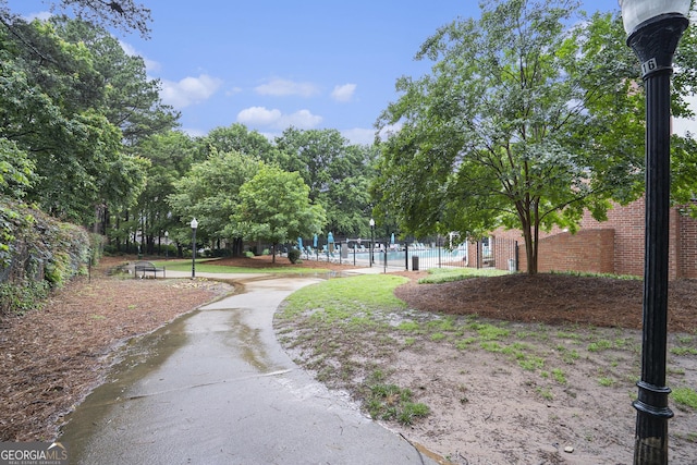 385 Ralph Mcgill Blvd NE Unit D, Atlanta, GA 30312 - surrounding community with fence and a pool