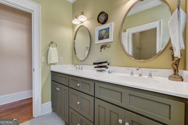 1108 E Mission Ln SE, Darien, GA 31305 - full bath featuring double vanity