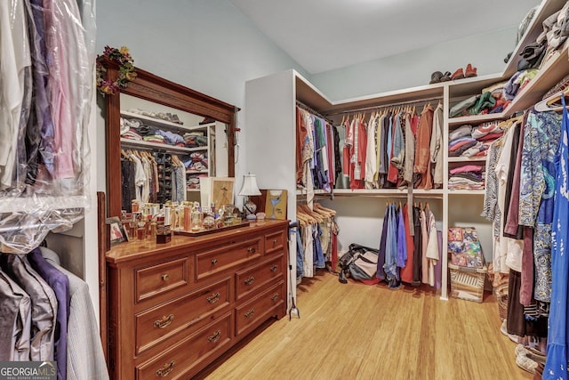 1108 E Mission Ln SE, Darien, GA 31305 - spacious closet featuring light wood finished floors