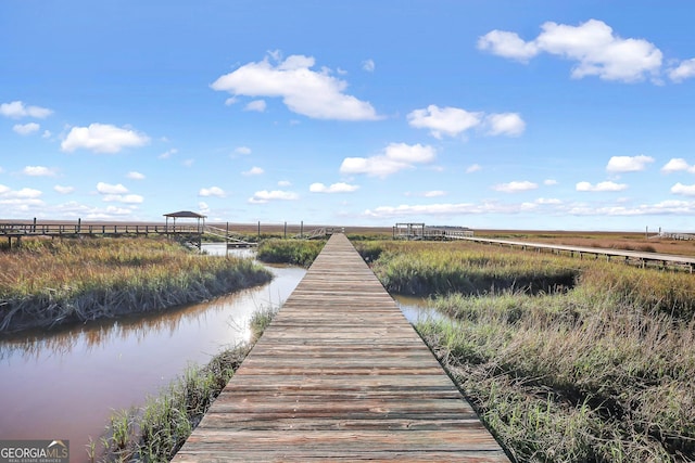 1108 E Mission Ln SE, Darien, GA 31305 - dock featuring a water view
