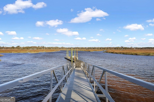 1108 E Mission Ln SE, Darien, GA 31305 - dock featuring a water view
