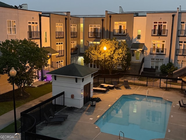 502 Pryor St SW Unit 301, Atlanta, GA 30312 - community pool with stairs and a patio area