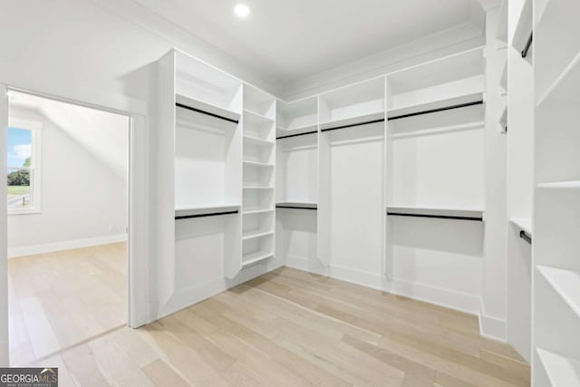 3057 Bold Springs Rd, Dacula, GA 30019 - spacious closet featuring light wood finished floors