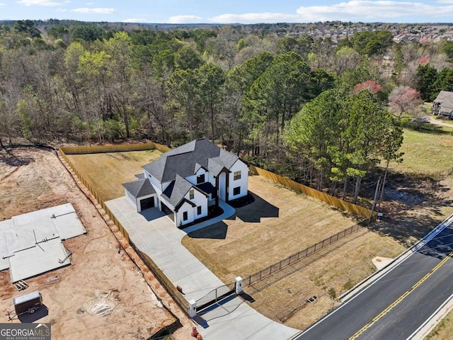 3057 Bold Springs Rd, Dacula, GA 30019 - bird's eye view with a forest view