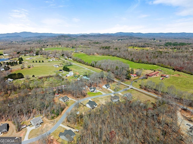 149 Pleasantdale Dr, Demorest, GA 30535 - aerial view of property and surrounding area featuring mountains and rural landscape