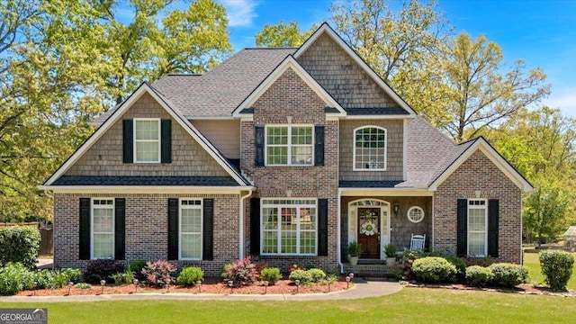 16 Quarter Horse Dr NW, Rome, GA 30165 - craftsman-style house featuring a front lawn, brick siding, and a shingled roof