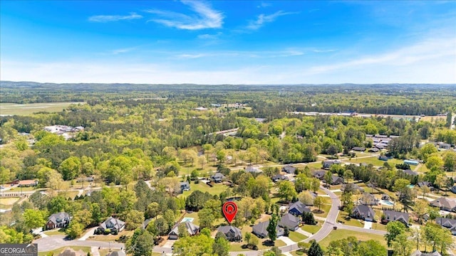 16 Quarter Horse Dr NW, Rome, GA 30165 - birds eye view of property featuring a residential view and a forest view
