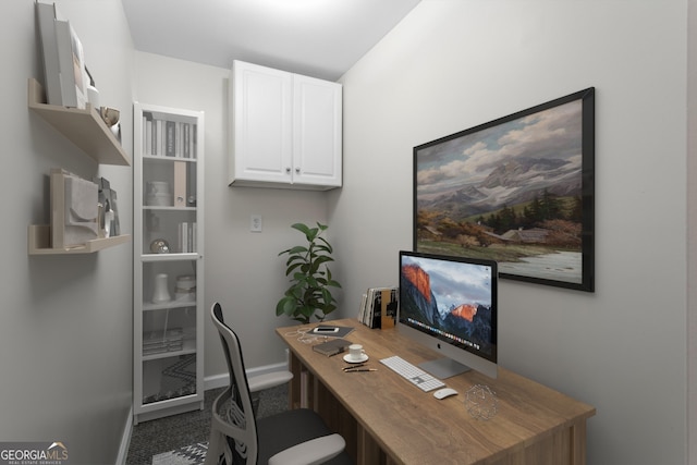 1833 Lost Mountain Rd, Powder Springs, GA 30127 - office area featuring baseboards
