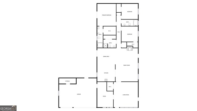 105 Creekwood Ln, Fayetteville, GA 30214 - floor plan