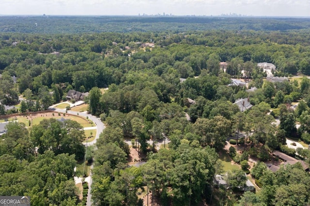 59 Woodlawn Dr, Marietta, GA 30067 - bird's eye view featuring a wooded view