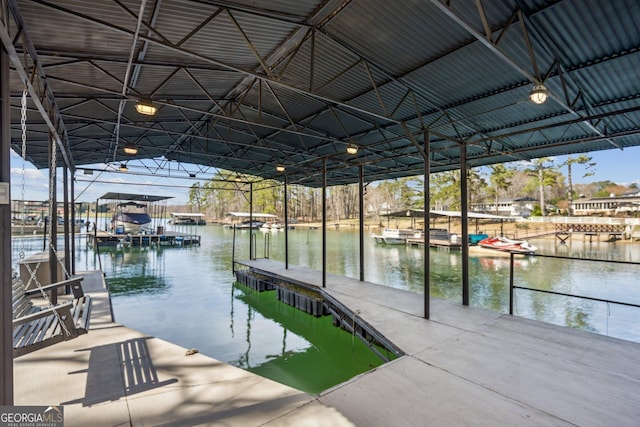 7410 Fields Dr, Cumming, GA 30041 - dock area featuring a water view