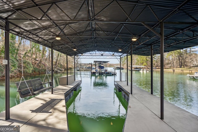 7410 Fields Dr, Cumming, GA 30041 - dock area featuring a water view