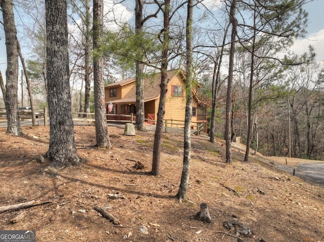 65 Weoka Ct, Ellijay, GA 30540 - view of yard featuring fence