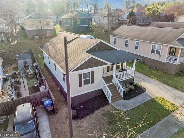 2478 Verbena Cir NW, Atlanta, GA 30314 - aerial view with a residential view