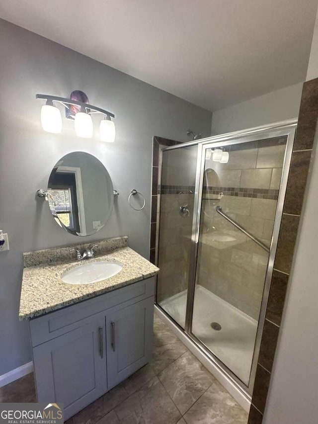 3426 Glenwood Rd, Decatur, GA 30032 - full bath featuring a stall shower and vanity