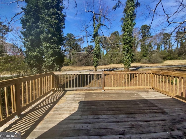 5216 Sweet Air Ln, Stone Mountain, GA 30088 - view of wooden terrace