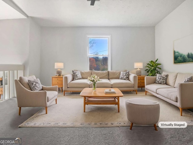 5216 Sweet Air Ln, Stone Mountain, GA 30088 - living room with carpet flooring