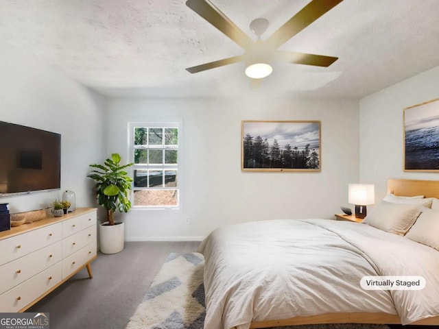 5216 Sweet Air Ln, Stone Mountain, GA 30088 - bedroom featuring carpet and a ceiling fan