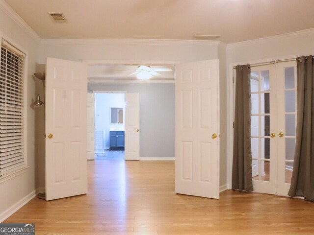 912 Tanners Point Dr, Lawrenceville, GA 30044 - office area featuring light carpet, visible vents, and crown molding