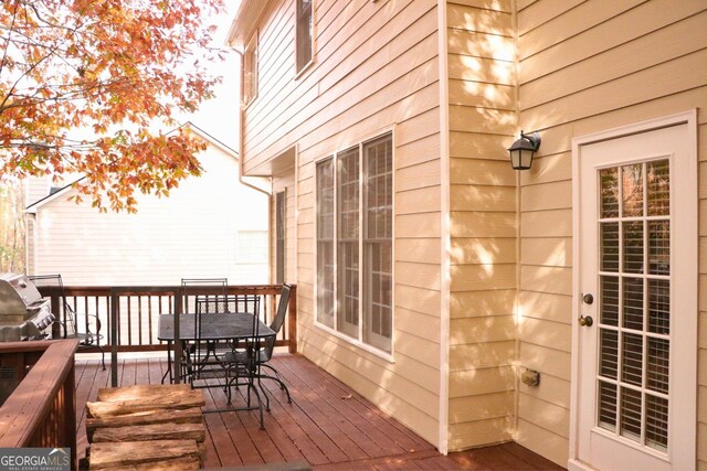 912 Tanners Point Dr, Lawrenceville, GA 30044 - view of wooden deck