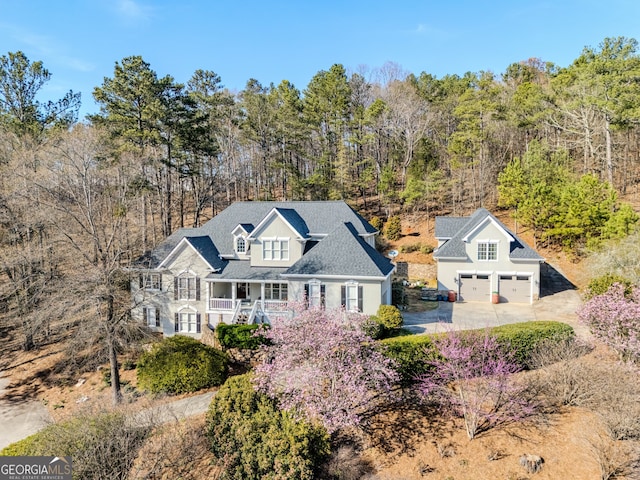 5 Pembroke Ln, Cartersville, GA 30120 - bird's eye view with a view of trees
