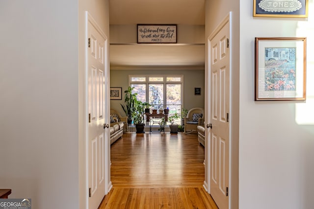 5 Pembroke Ln, Cartersville, GA 30120 - corridor with light wood-type flooring