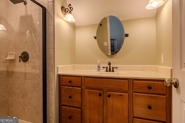 5 Pembroke Ln, Cartersville, GA 30120 - bathroom featuring vanity and a shower stall
