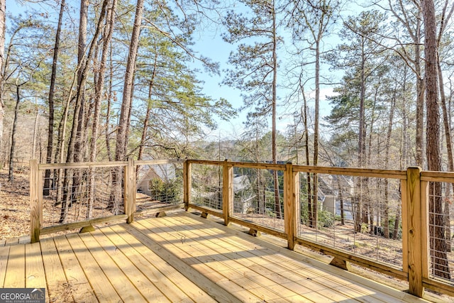 5 Pembroke Ln, Cartersville, GA 30120 - view of wooden deck