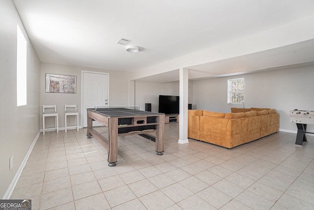 1875 Ebenezer Rd SW, Conyers, GA 30094 - rec room featuring light tile patterned flooring and baseboards