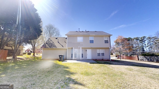 921 Dunagan Way, Lawrenceville, GA 30045 - back of property featuring a patio