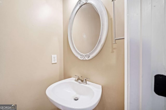 bathroom with a sink