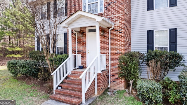 26 The Trl SE, Lindale, GA 30147 - doorway to property featuring brick siding