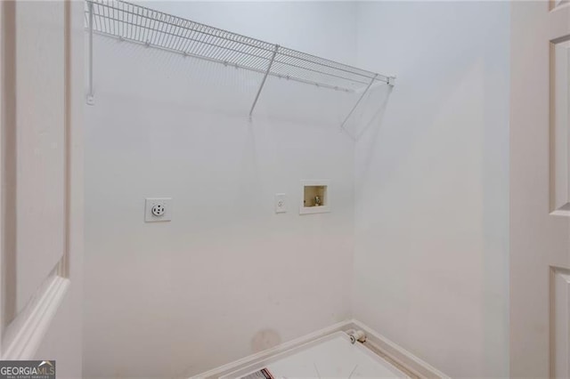 5027 Lower Elm St, Atlanta, GA 30349 - washroom with washer hookup and hookup for an electric dryer