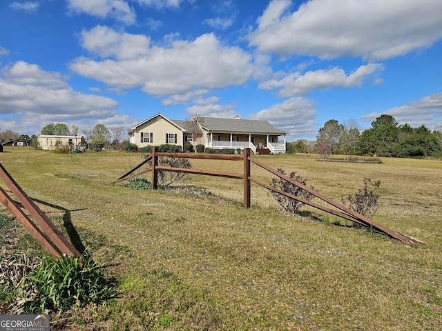 403 Holiday Rd, Franklin, GA 30217 - view of front of home with a front yard