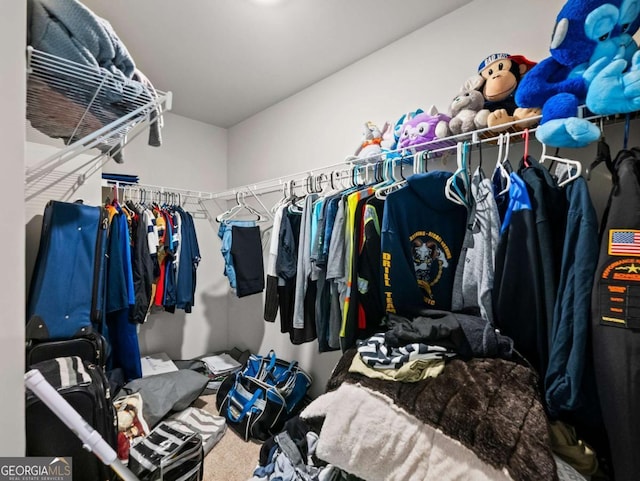 2027 Massey Ln, Winder, GA 30680 - walk in closet with carpet floors