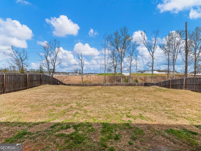 2027 Massey Ln, Winder, GA 30680 - view of yard featuring a fenced backyard