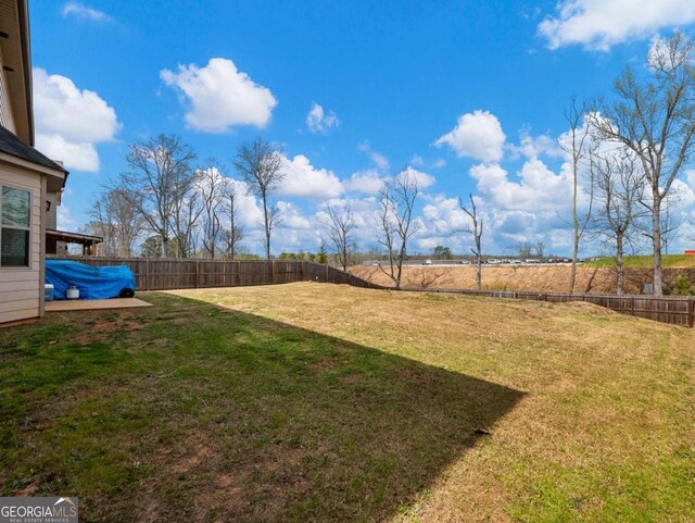 2027 Massey Ln, Winder, GA 30680 - view of yard with a fenced backyard