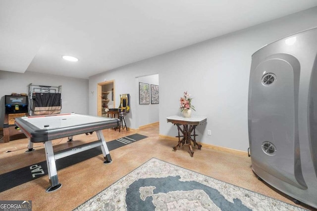 3015 Gold Creek Dr, Villa Rica, GA 30180 - rec room featuring recessed lighting and baseboards