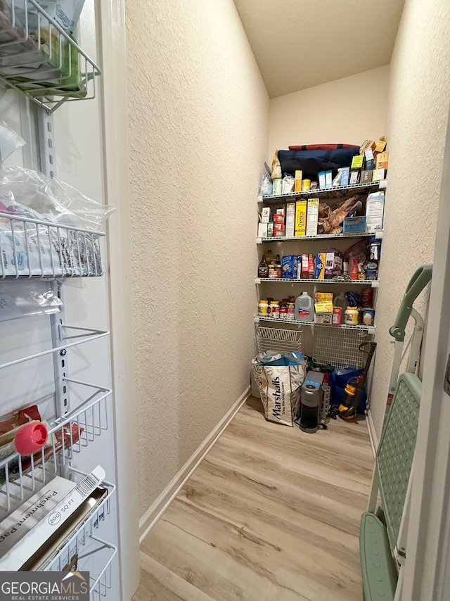 view of storage area