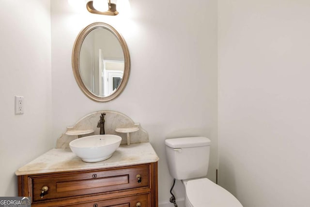 2002 Stonewick Ct, Lawrenceville, GA 30043 - bathroom with toilet and vanity