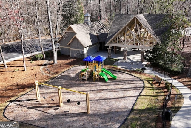 2002 Stonewick Ct, Lawrenceville, GA 30043 - view of front of property with roof with shingles