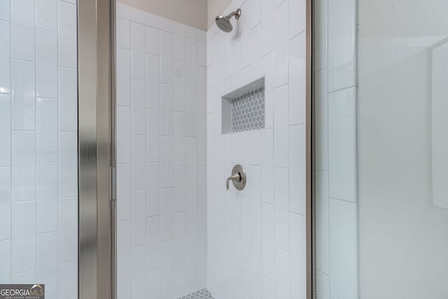 561 Jugtown Rd, Meansville, GA 30256 - bathroom featuring a stall shower