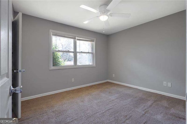 2522 Brentwood Ct, Decatur, GA 30032 - carpeted empty room with a ceiling fan and baseboards