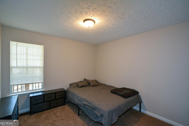 98 Brenda Cir, Rockmart, GA 30153 - bedroom with baseboards, carpet floors, and a textured ceiling