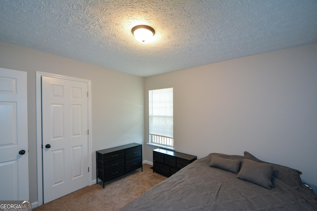 98 Brenda Cir, Rockmart, GA 30153 - bedroom with light colored carpet and a textured ceiling