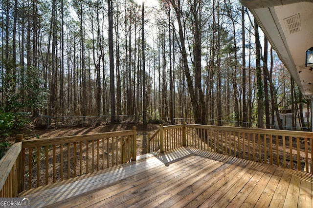 98 Brenda Cir, Rockmart, GA 30153 - view of wooden terrace