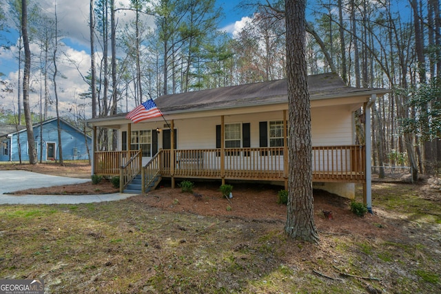 98 Brenda Cir, Rockmart, GA 30153 - view of front of house with covered porch