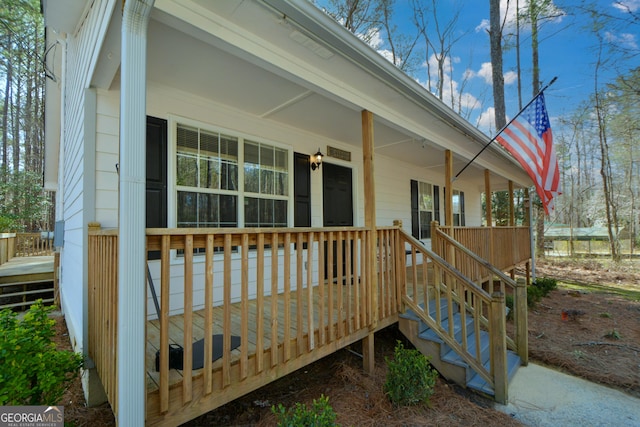 98 Brenda Cir, Rockmart, GA 30153 - exterior space featuring covered porch